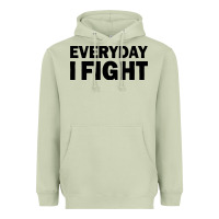 Matcha everyday i fight Heavyweight Hoodie - linhVisuals