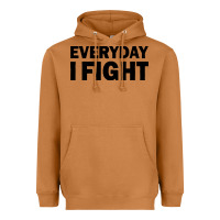 Meerkat everyday i fight Heavyweight Hoodie - linhVisuals
