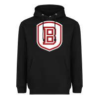 Black Bradley University Athletics Heavyweight Hoodie - linhVisuals