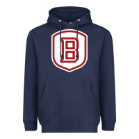 Navy Bradley University Athletics Heavyweight Hoodie - linhVisuals