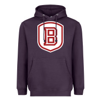 Plum Bradley University Athletics Heavyweight Hoodie - linhVisuals