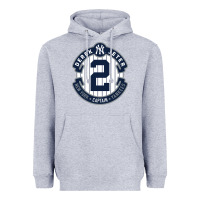 Heather Grey derek jeter Heavyweight Hoodie - linhVisuals