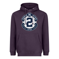 Plum derek jeter Heavyweight Hoodie - linhVisuals