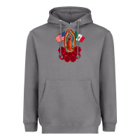 Storm our lady virgen de guadalupe mexican american flag holiday Heavyweight Hoodie - linhVisuals