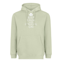 Matcha keep calm and cowgirl horse Heavyweight Hoodie - linhVisuals
