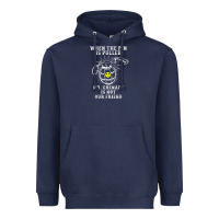 Navy military mr grenade is not our friend Heavyweight Hoodie - linhVisuals