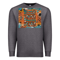 Charcoal Heather all i need is a little bit of coffee and o whole lot of jesus Premium Sweatshirt - JahusDesignShop