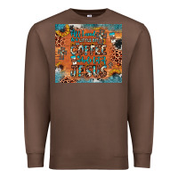Chestnut all i need is a little bit of coffee and o whole lot of jesus Premium Sweatshirt - JahusDesignShop