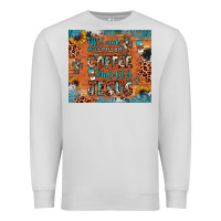 Dove Grey all i need is a little bit of coffee and o whole lot of jesus Premium Sweatshirt - JahusDesignShop