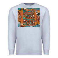 Heather Grey all i need is a little bit of coffee and o whole lot of jesus Premium Sweatshirt - JahusDesignShop