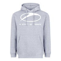 Heather Grey #a state of trance radio Heavyweight Hoodie - linhVisuals