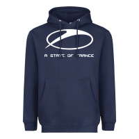 Navy #a state of trance radio Heavyweight Hoodie - linhVisuals