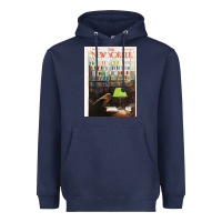 Navy the new yorker 1973 Heavyweight Hoodie - linhVisuals