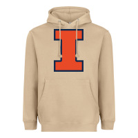 Mushroom Illinois fighting illini, University of Illinois, UIUC, Geari Heavyweight Hoodie - linhVisuals