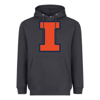 Smoke Illinois fighting illini, University of Illinois, UIUC, Geari Heavyweight Hoodie - linhVisuals