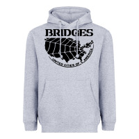 Heather Grey bridges death stranding Heavyweight Hoodie - linhVisuals