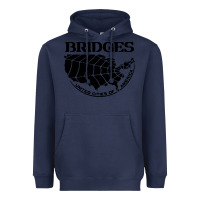 Navy bridges death stranding Heavyweight Hoodie - linhVisuals