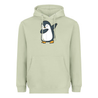 Matcha penguin dabbing funny Heavyweight Hoodie - linhVisuals