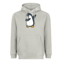 Moon Dust penguin dabbing funny Heavyweight Hoodie - linhVisuals
