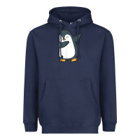 Navy penguin dabbing funny Heavyweight Hoodie - linhVisuals