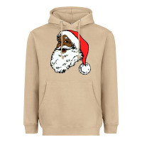 Mushroom black santa claus christmas Heavyweight Hoodie - linhVisuals