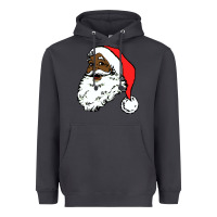 Smoke black santa claus christmas Heavyweight Hoodie - linhVisuals