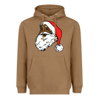 Toasted Coconut black santa claus christmas Heavyweight Hoodie - linhVisuals