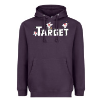 Plum target team 3D Heavyweight Hoodie - linhVisuals