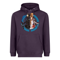 Plum sword art online -  kirito and asuna Heavyweight Hoodie - linhVisuals