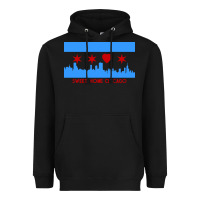 Black sweet home chicago Heavyweight Hoodie - linhVisuals