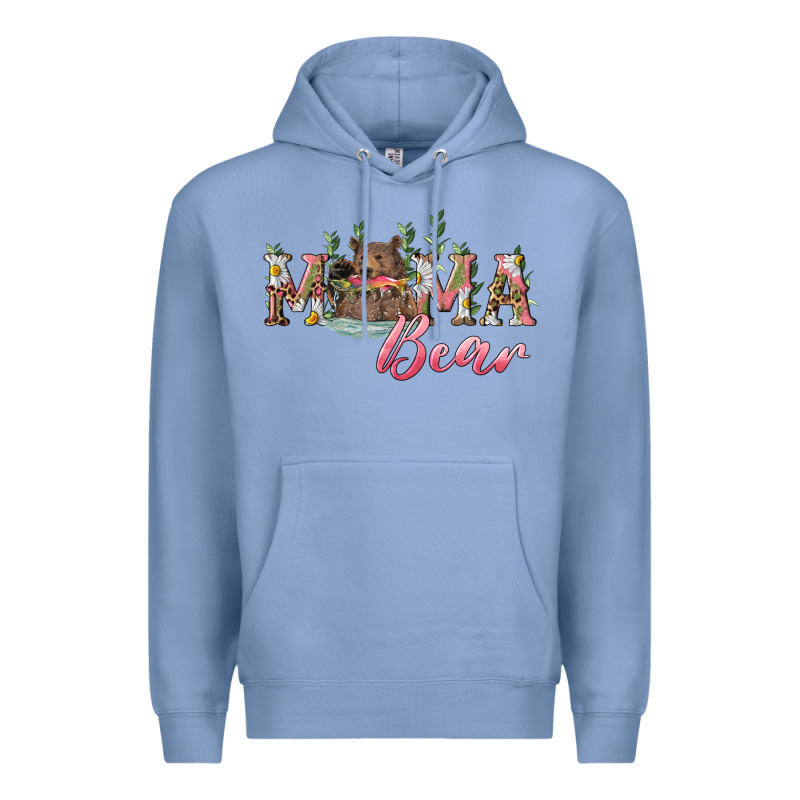 Mama Bear With Daisy Premium Hoodie by RanaPortraitStore | Teevron