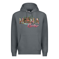 Rock mama bear with daisy Premium Hoodie - RanaPortraitStore