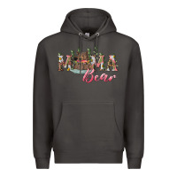 Smoke mama bear with daisy Premium Hoodie - RanaPortraitStore