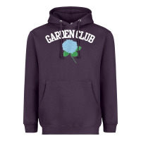 Plum grandmillennial hydrangea style garden club Heavyweight Hoodie - linhVisuals