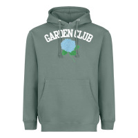 Sage grandmillennial hydrangea style garden club Heavyweight Hoodie - linhVisuals