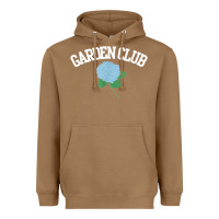 Toasted Coconut grandmillennial hydrangea style garden club Heavyweight Hoodie - linhVisuals