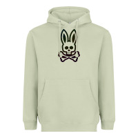 Matcha psychedelic bunny easter day, qsycho bunnies, easter 2022 Heavyweight Hoodie - linhVisuals