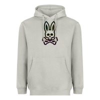Moon Dust psychedelic bunny easter day, qsycho bunnies, easter 2022 Heavyweight Hoodie - linhVisuals