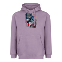 Lavender patriotic horse american flag   horse vintage Heavyweight Hoodie - linhVisuals