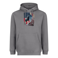 Storm patriotic horse american flag   horse vintage Heavyweight Hoodie - linhVisuals