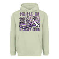 Matcha purple up month of the military child Heavyweight Hoodie - linhVisuals