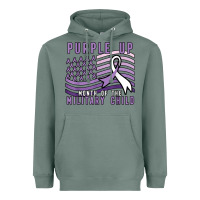 Sage purple up month of the military child Heavyweight Hoodie - linhVisuals