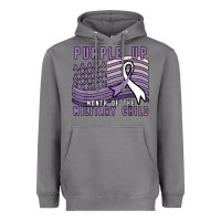 Storm purple up month of the military child Heavyweight Hoodie - linhVisuals