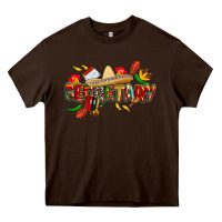 Chocolate Brown cinco de mayo secretary Heavy Core Tee - CowGirlArtShop