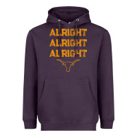 Plum texas pride state usa alright alright alright t shirt Heavyweight Hoodie - linhVisuals