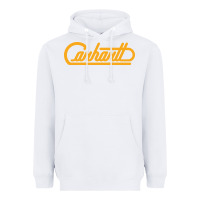 White CARHARTT Heavyweight Hoodie - linhVisuals