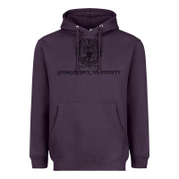 Plum georgetown university Heavyweight Hoodie - linhVisuals
