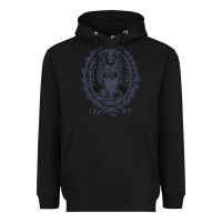 Black georgetown university Heavyweight Hoodie - linhVisuals