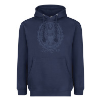 Navy georgetown university Heavyweight Hoodie - linhVisuals