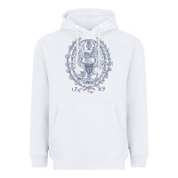 White georgetown university Heavyweight Hoodie - linhVisuals